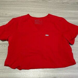 Red Figs XL Catarina One-Pocket Scrub Top